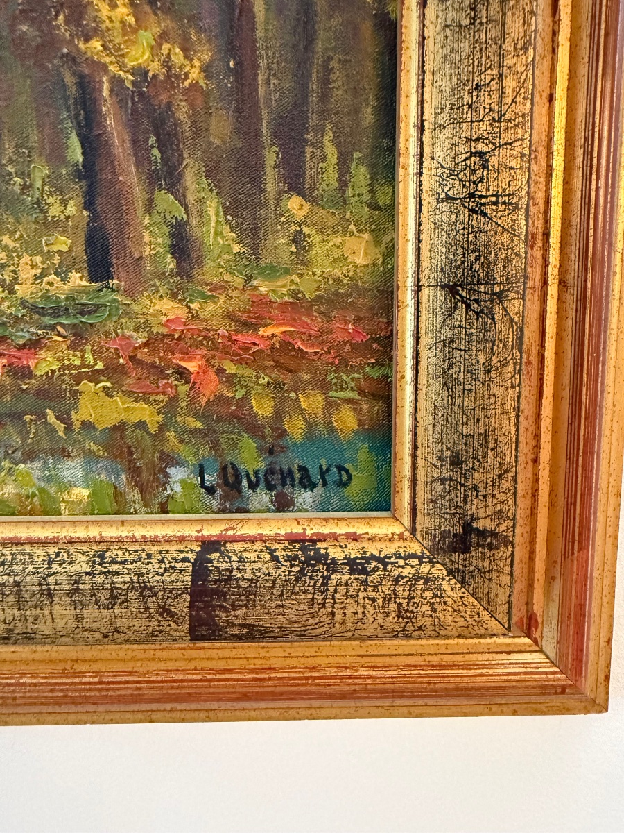Lucien Quenard, Mountain Painting.-photo-4