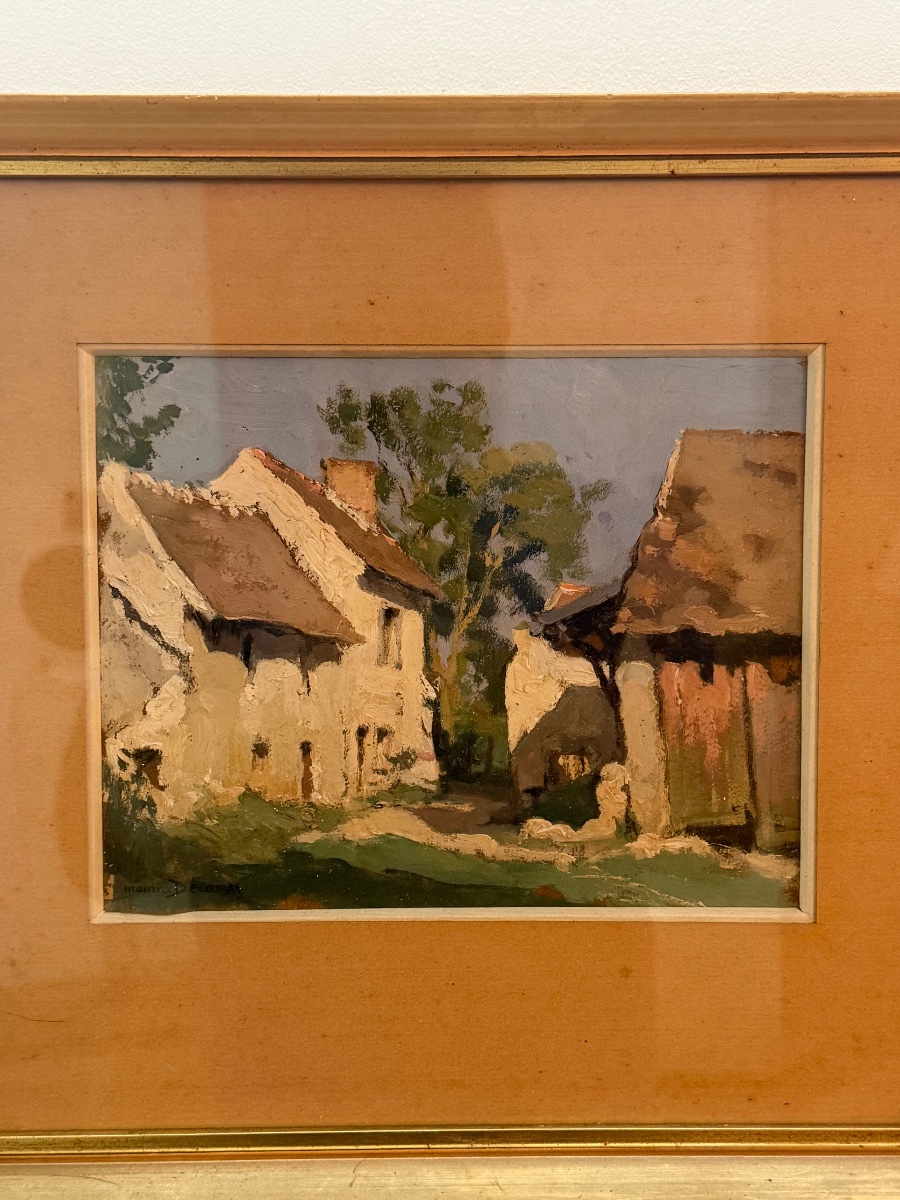Painting, Maurice Descamps -photo-3
