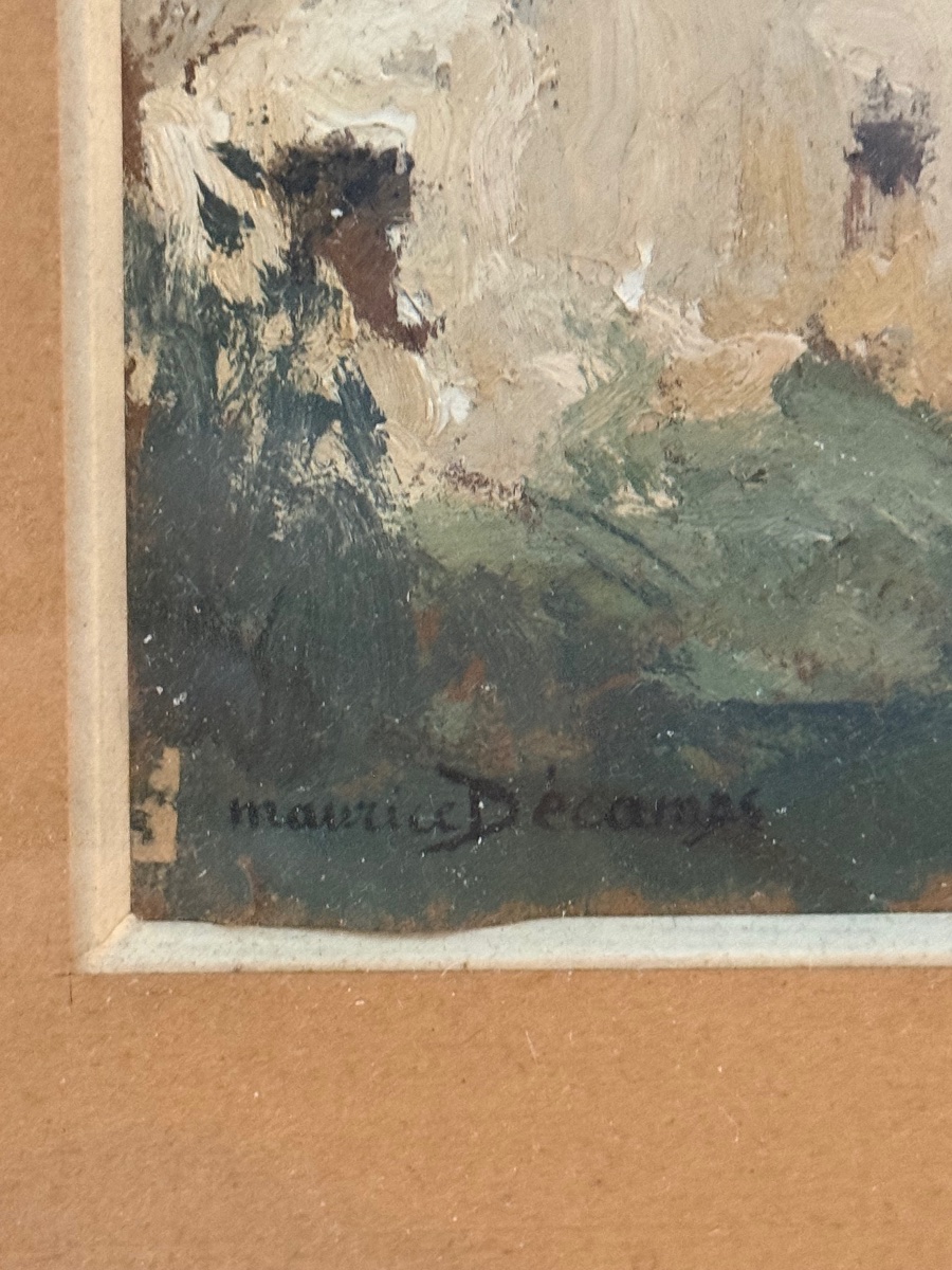 Painting, Maurice Descamps -photo-4