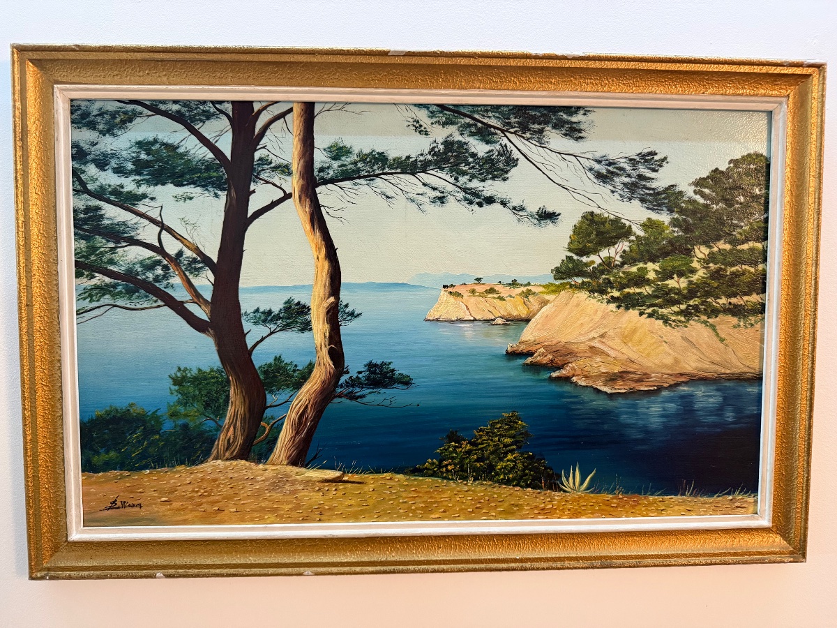 Painting, Provence-alpes-côte d'Azur, Toulon, Bandol.-photo-3