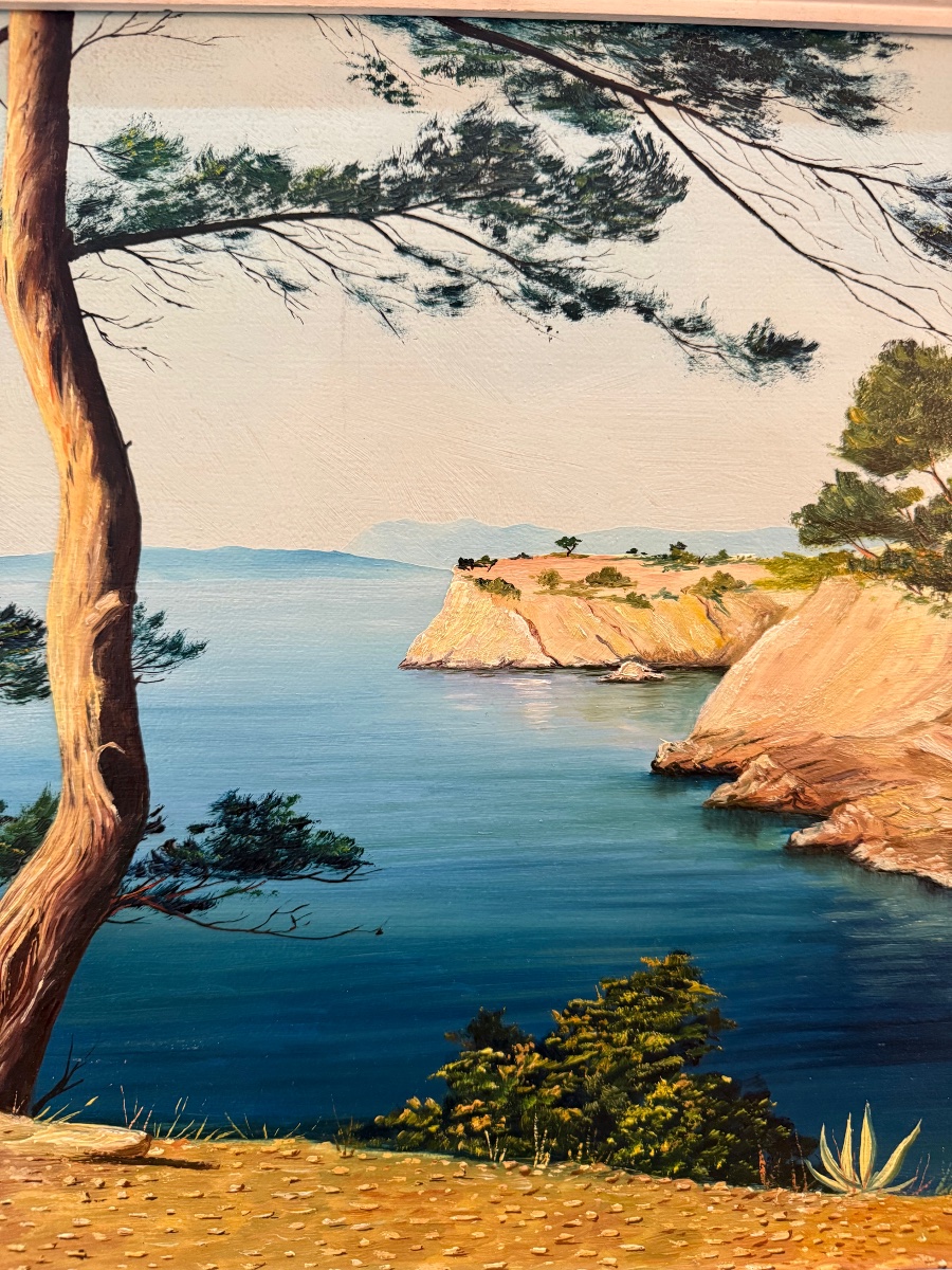 Painting, Provence-alpes-côte d'Azur, Toulon, Bandol.-photo-1