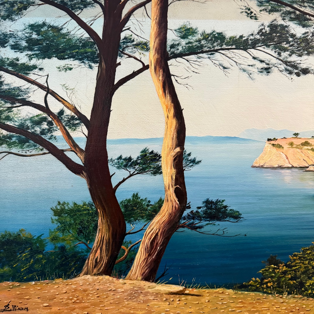 Painting, Provence-alpes-côte d'Azur, Toulon, Bandol.