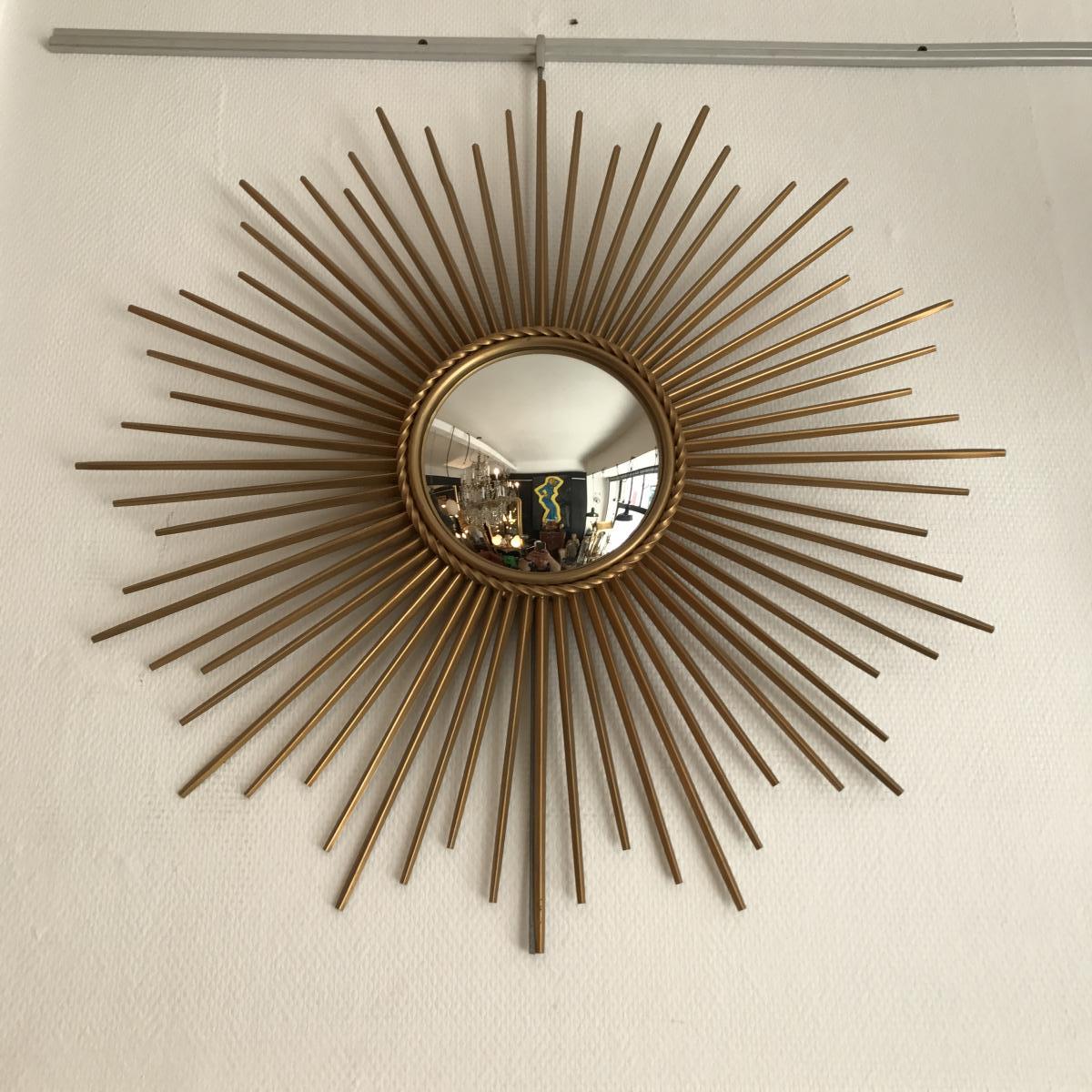 Miroir Soleil Chaty Vallauris Circa 1960