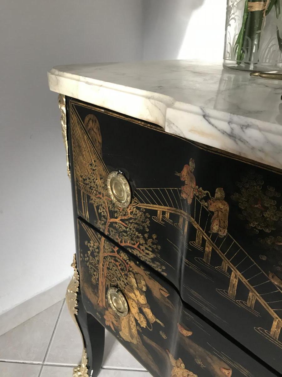 Transition Style Lacquer Pull-down Chest-photo-4