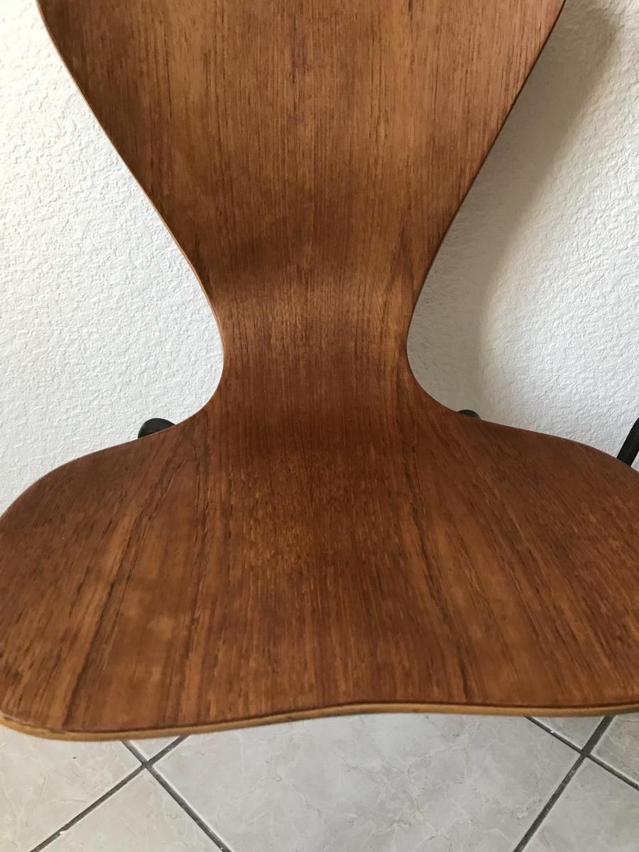 Arne Jacobsen For Fritz Handen Suite 4 Chairs Model 3204.-photo-2