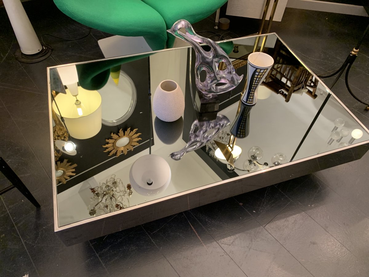 Willy Rizzo, 1970 Design Coffee Table-photo-1
