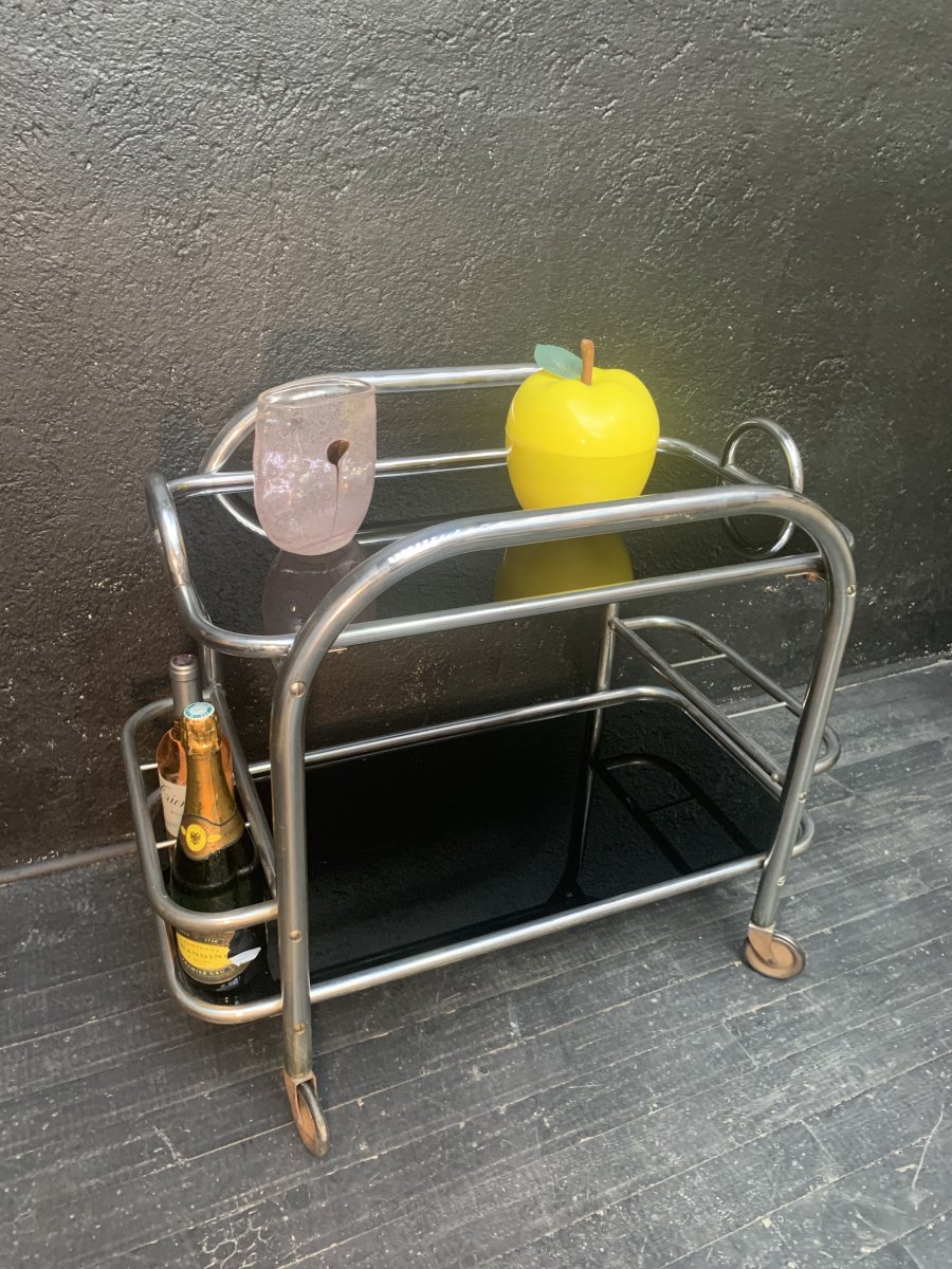 Trolley, Rolling Bar, Table, Rolling Dessert Art Deco Period.-photo-3