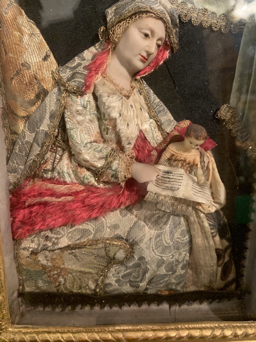 Nancy, Atelier Des Frères Guillot, Wax Dressed XVIIIth Century.-photo-1
