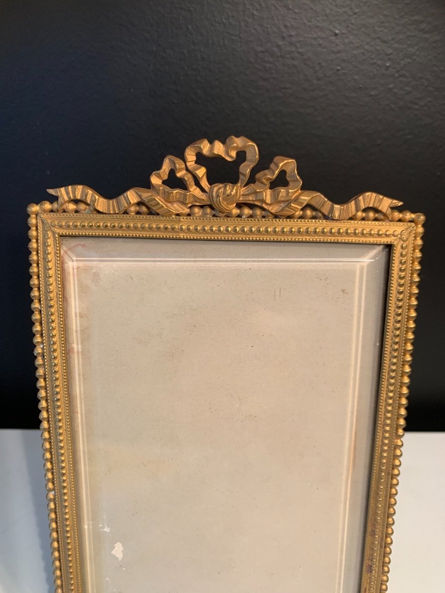 Photo Frame From XIX Eme Century In Gilt Bronze.-photo-2