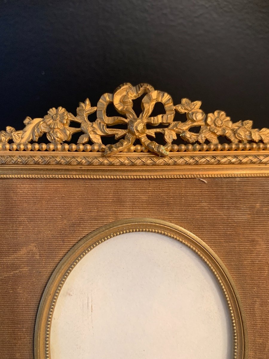 Photo Frame In Gilt Bronze XIX Eme Century.-photo-3