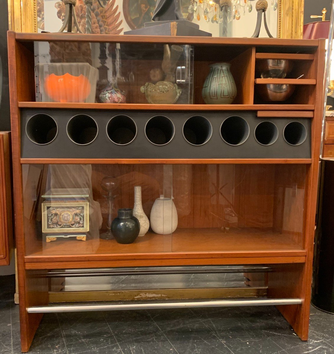 Scandinavian Teak Bar By Poul Heltborg Publisher Heltborg Møbler 1960