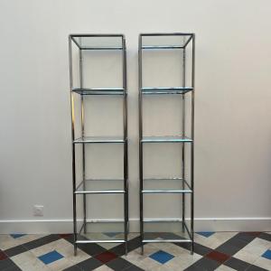 Pair Of Design 1970 Shelves.