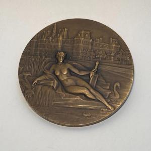 Charles Pillet , Médaille En Bronze Léopold-bellan .