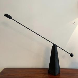 Italy, Design 1980 Model Orbit Desk Lamp By Ron Rezek