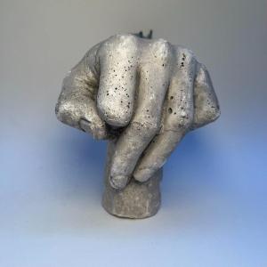 Old Hand Study In Plaster.