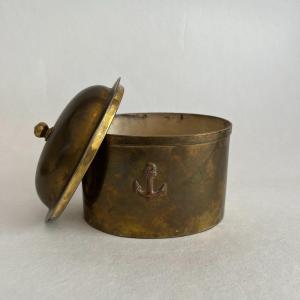 Old Brass Boat Box.