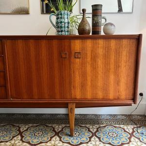 Scandinavian Design Sideboard In Teak.