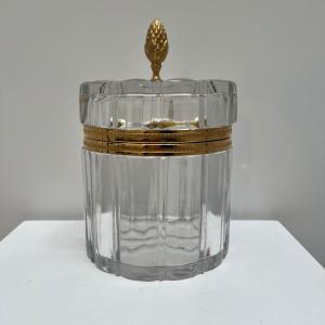 Cristal De Sèvres Paris , Importante Boîte , Pot Couvert .