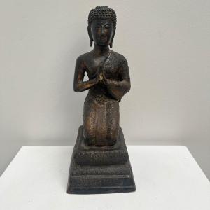 Thaïlande Ou Laos , Bouddha En Bronze . 