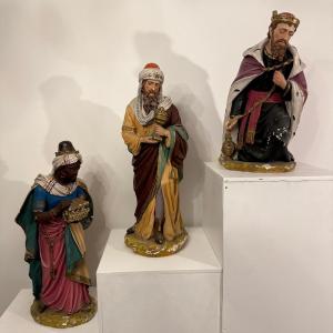Important Subjects In A Christmas Nativity Scene Are The Three Wise Men.