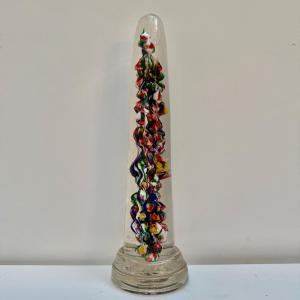 Sulfure , presse papier avec inclusions .