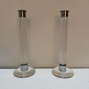 Paire de bougeoir design .