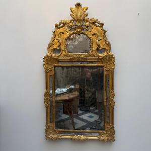 H 150: Louis XIV Regency-style Mirror.
