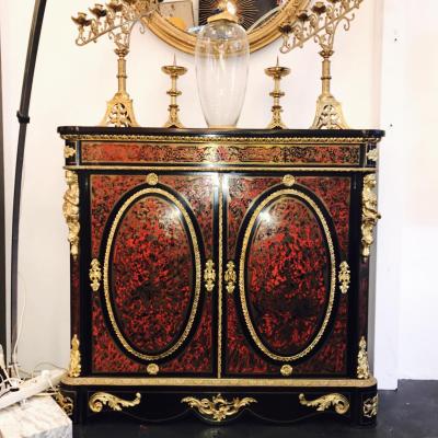 Marquetry Boulle Furniture Double Medallion Napoleon 3