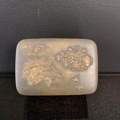 Japan, Meiji Period (1868-1912) Bronze Box.