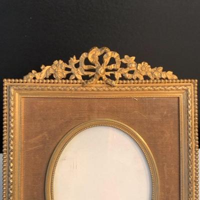 Photo Frame In Gilt Bronze XIX Eme Century.