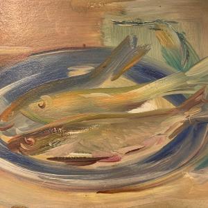 Painting, Oil On Panel, Hildegarde Weber Lipsi