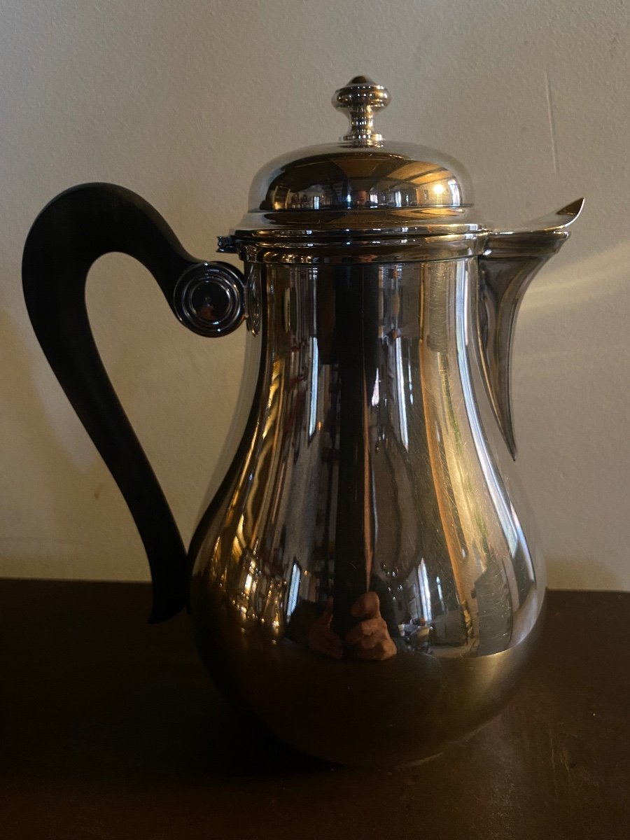 Boulenger Silver Metal Tea And Coffee Service-photo-6