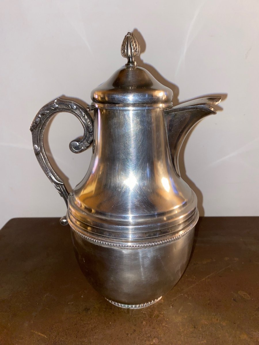 Silver Metal Thermos Coffee Maker