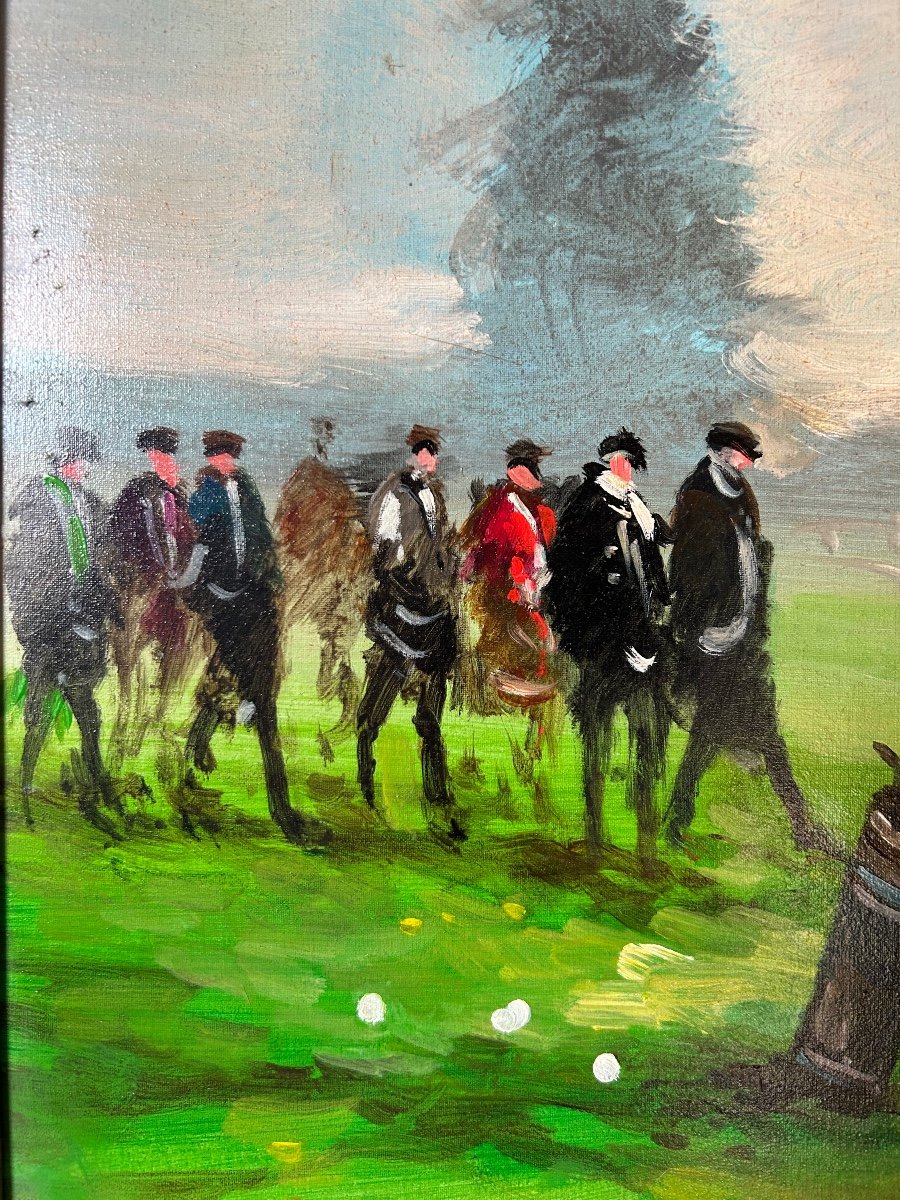 Tableau Les Golfeurs -photo-1