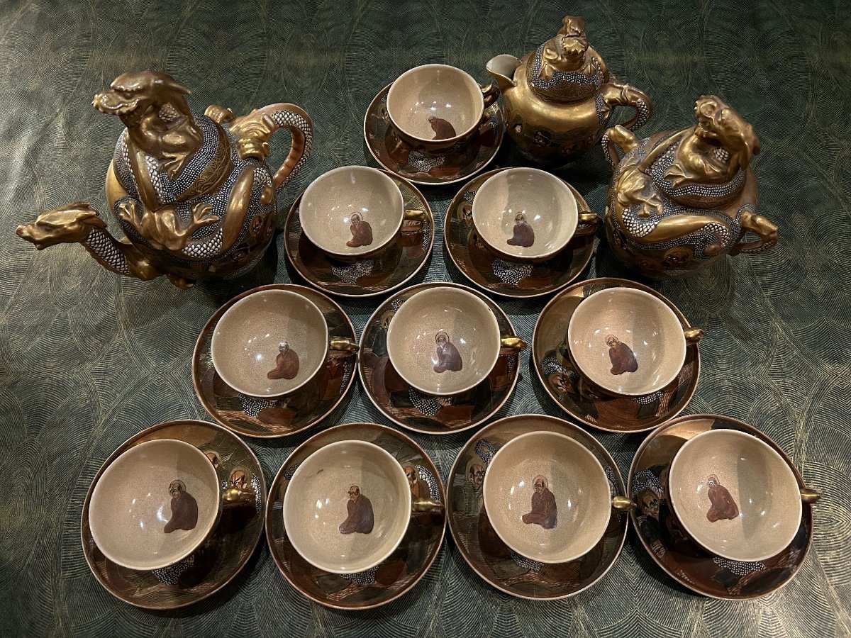 Japan Satsuma Meiji Tea Set