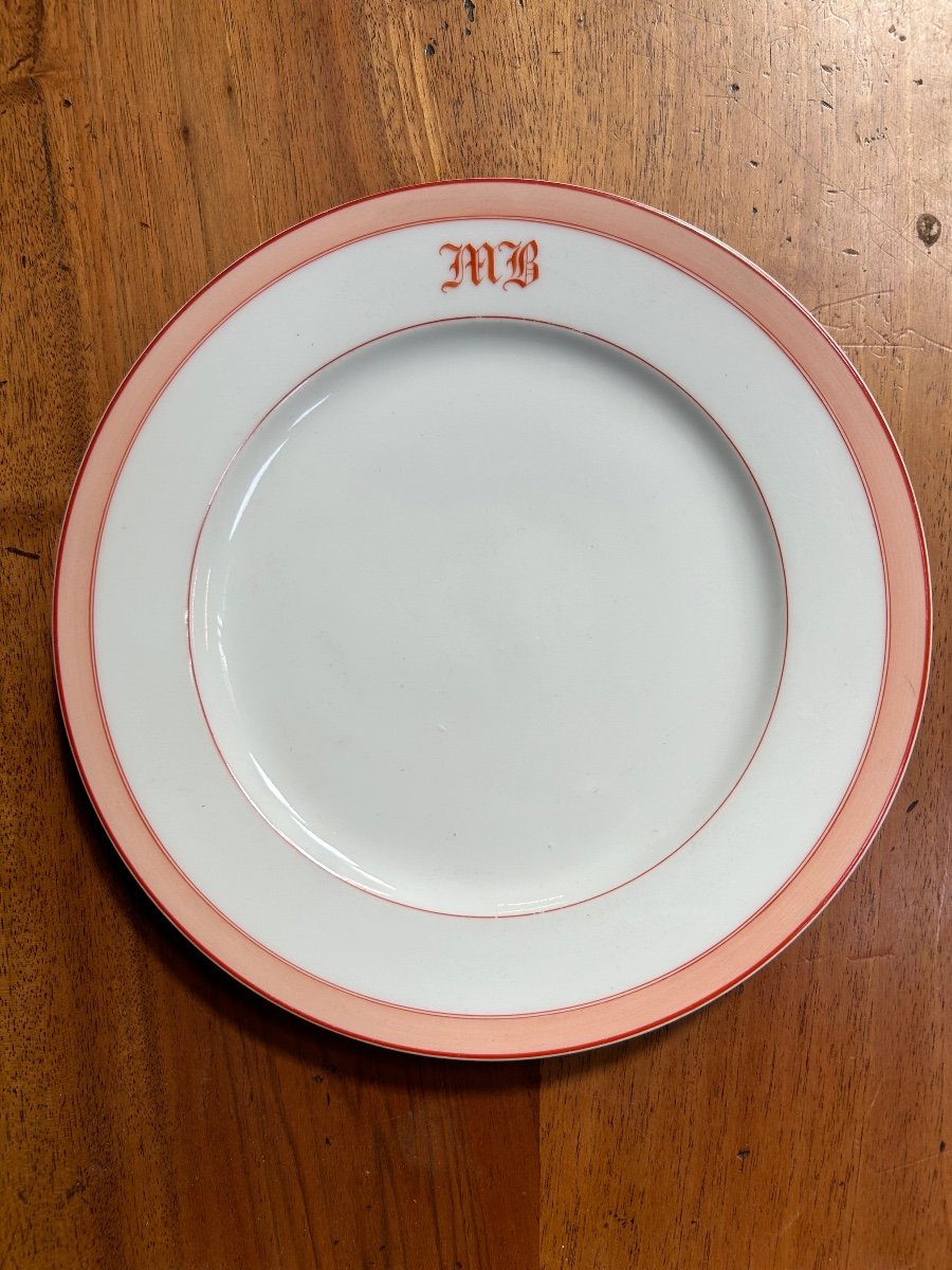 Service De Table Porcelaine Charles Pillivuyt 19eme 121 pièces -photo-1