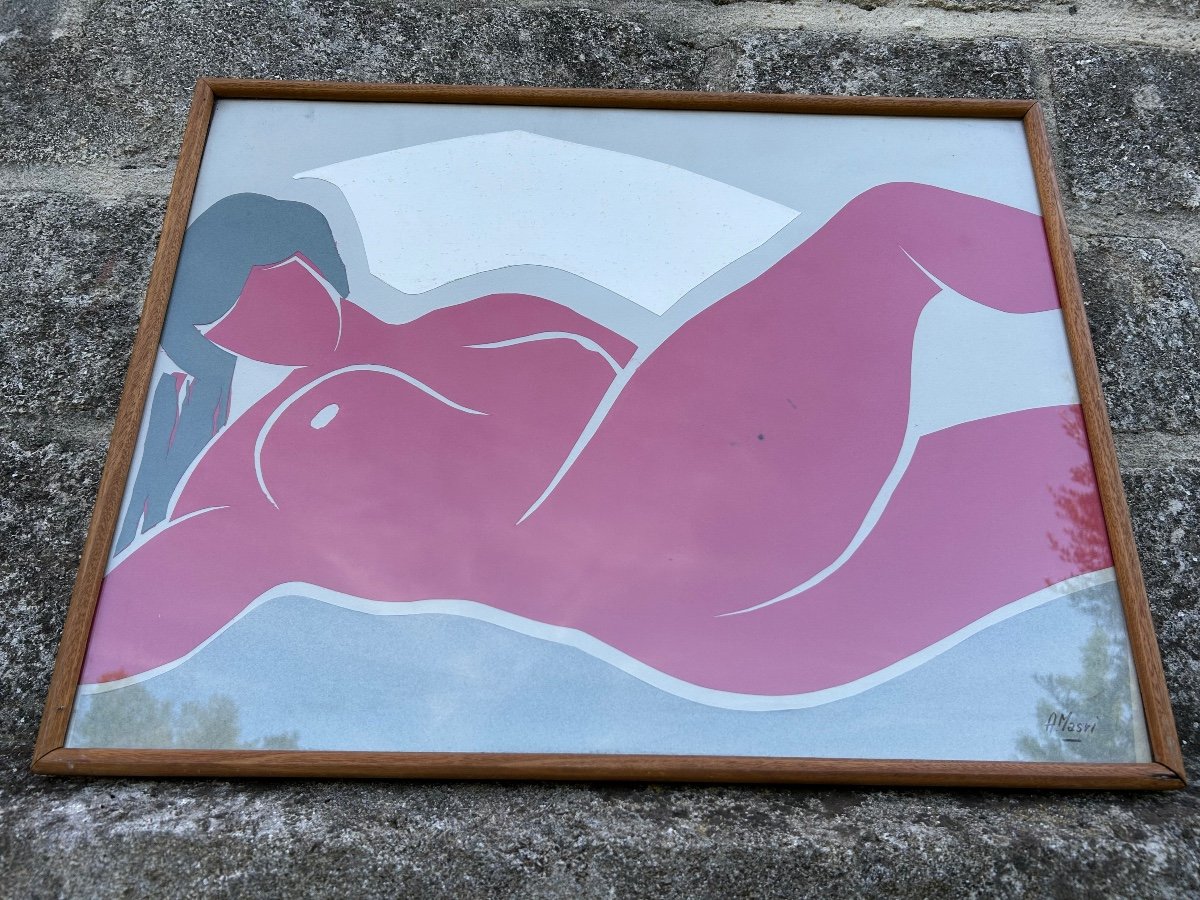 Nude Painting Collage Albert Masri-photo-4