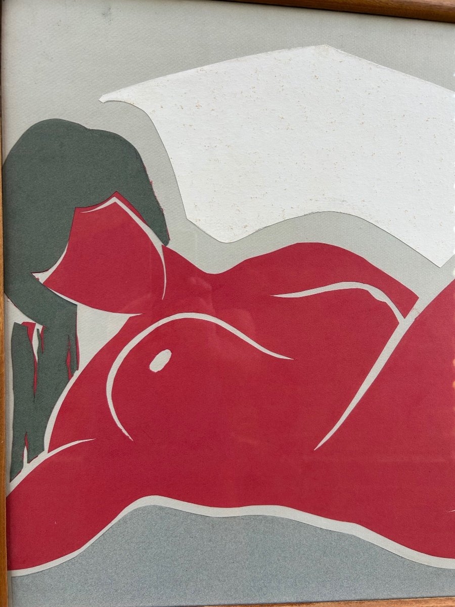 Nude Painting Collage Albert Masri-photo-1