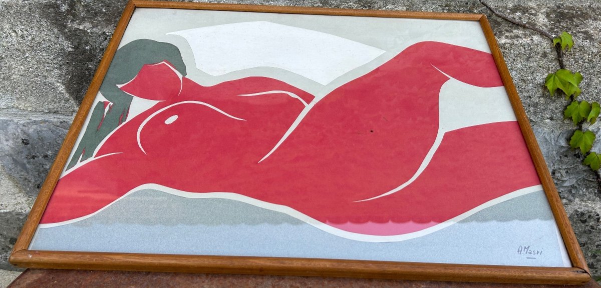 Nude Painting Collage Albert Masri