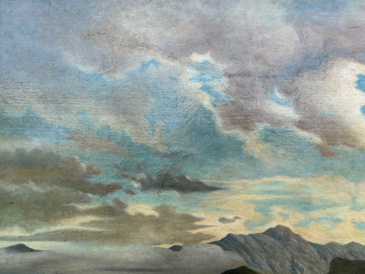 Tableau Jean Achille Benouville Pyrénées -photo-5