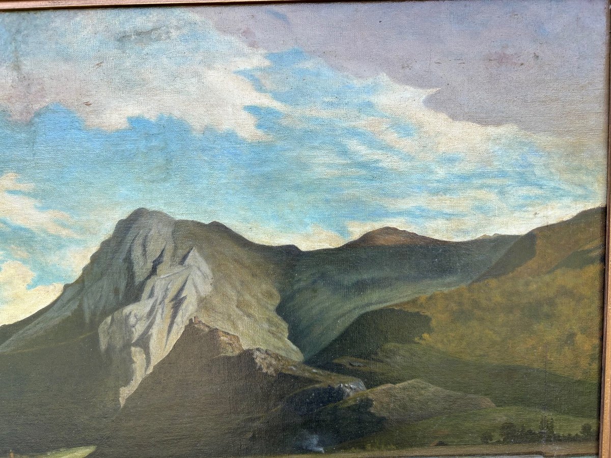 Tableau Jean Achille Benouville Pyrénées -photo-7