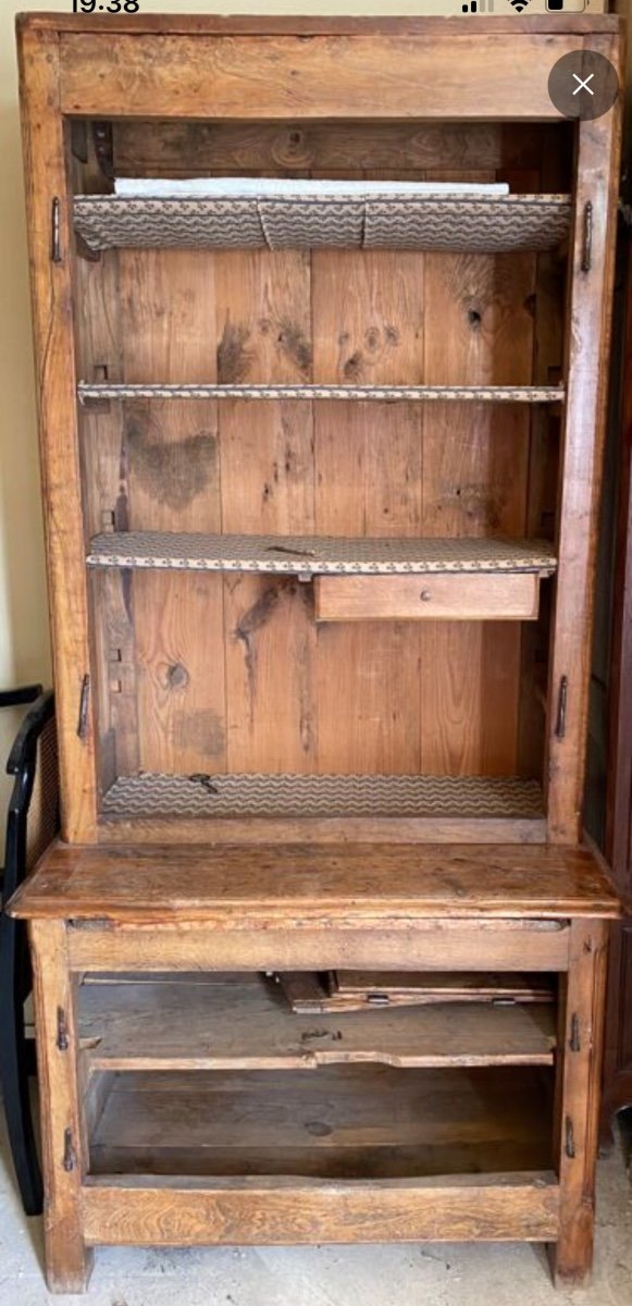 Country Sideboard 19th Pitchpin-photo-4