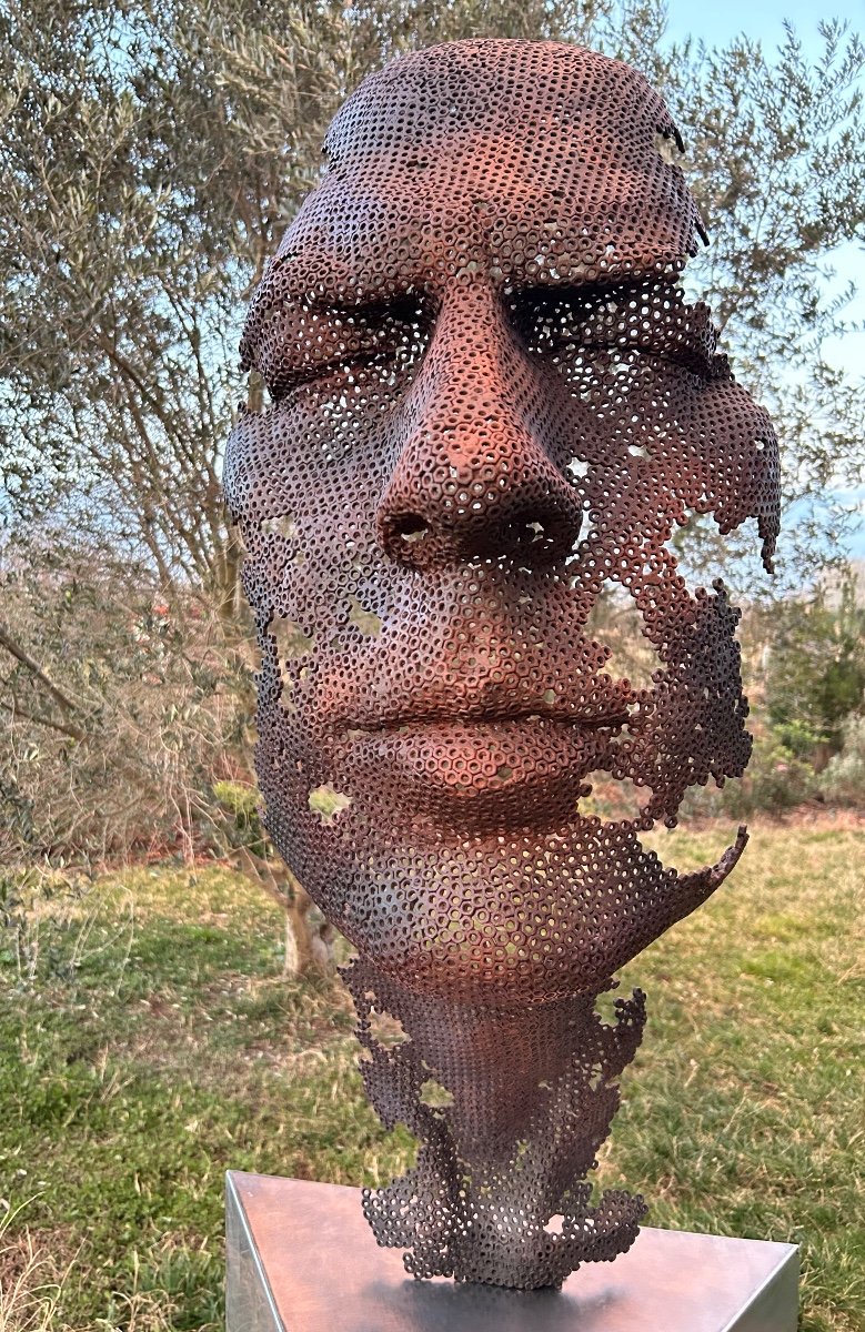 Manuel Marti Moreno Face Sculpture -photo-3