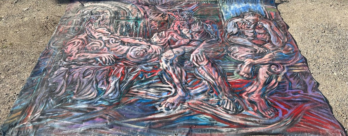 Malon Tableau Street Art Grand Format -photo-1