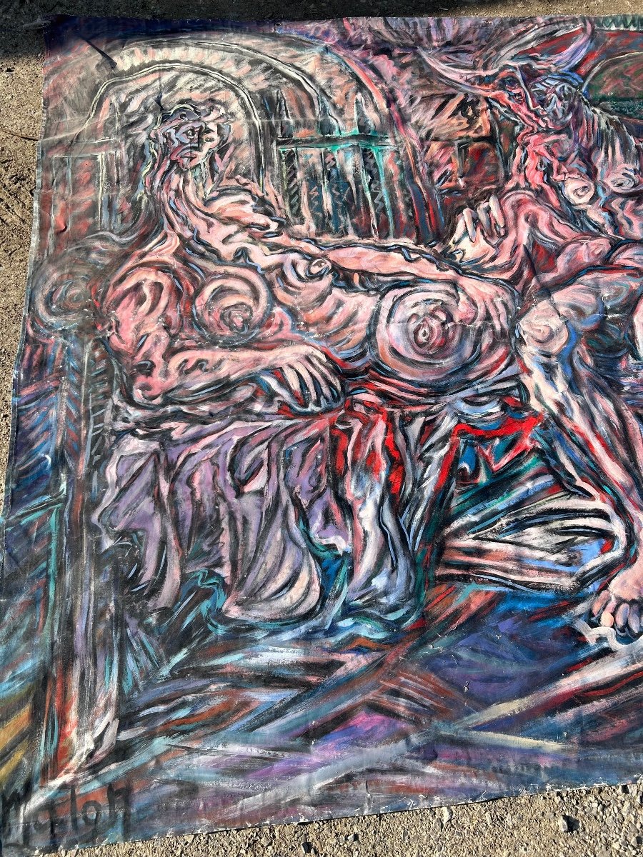 Malon Tableau Street Art Grand Format -photo-2