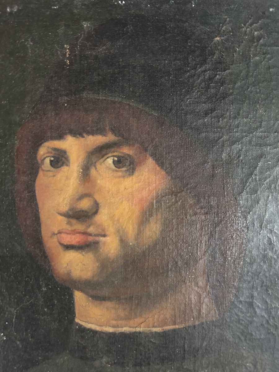 Portrait Of A Man Known As The Condottiere After The Painting By Antonello Of Messina-photo-4