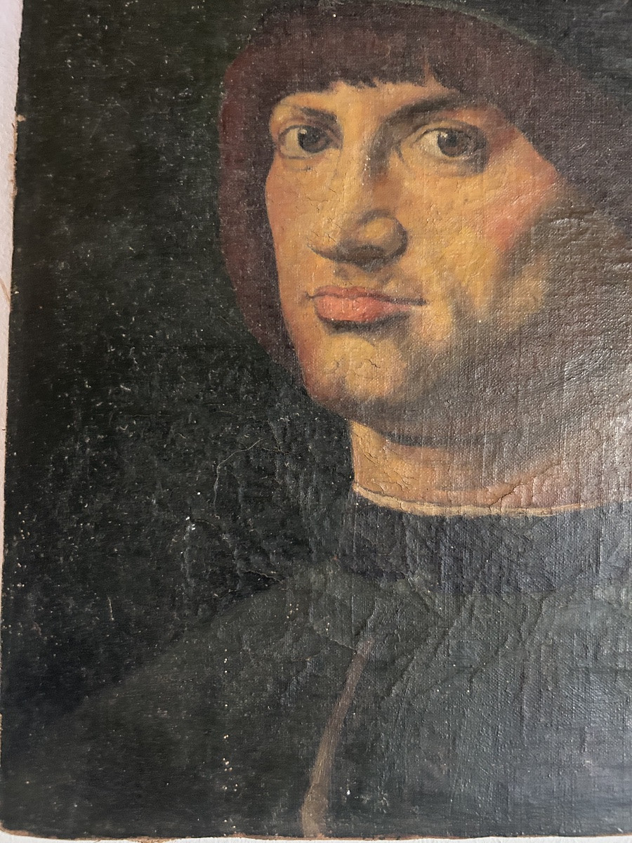 Portrait Of A Man Known As The Condottiere After The Painting By Antonello Of Messina-photo-1