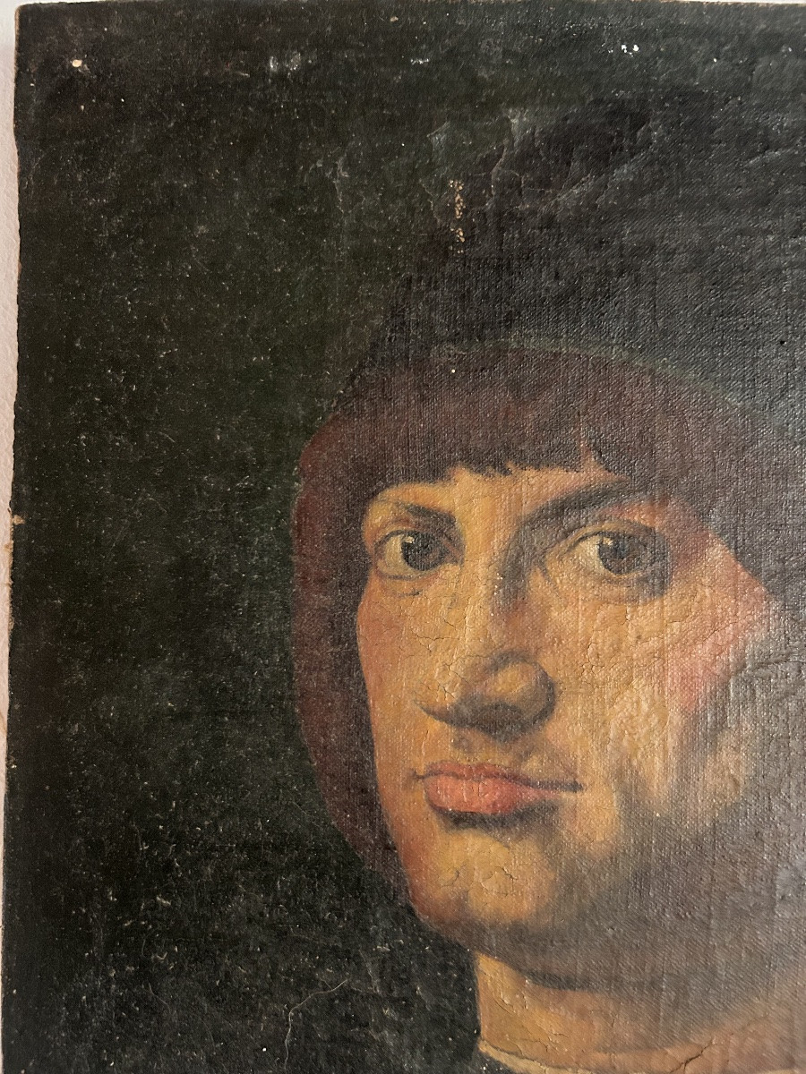 Portrait Of A Man Known As The Condottiere After The Painting By Antonello Of Messina-photo-4
