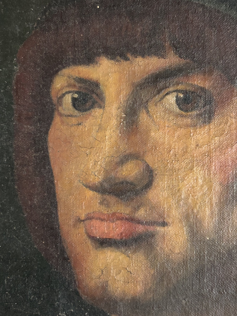 Portrait Of A Man Known As The Condottiere After The Painting By Antonello Of Messina-photo-5