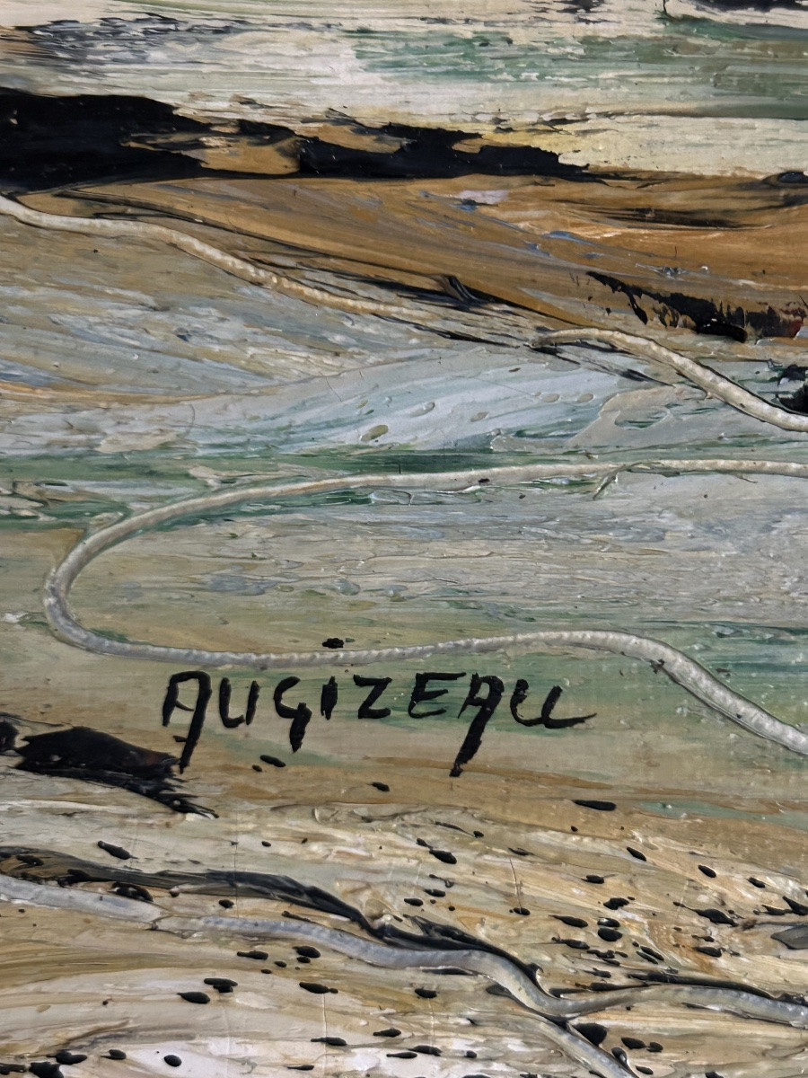 Maurice Augizeau tableau Bretagne Guilvinec-photo-2